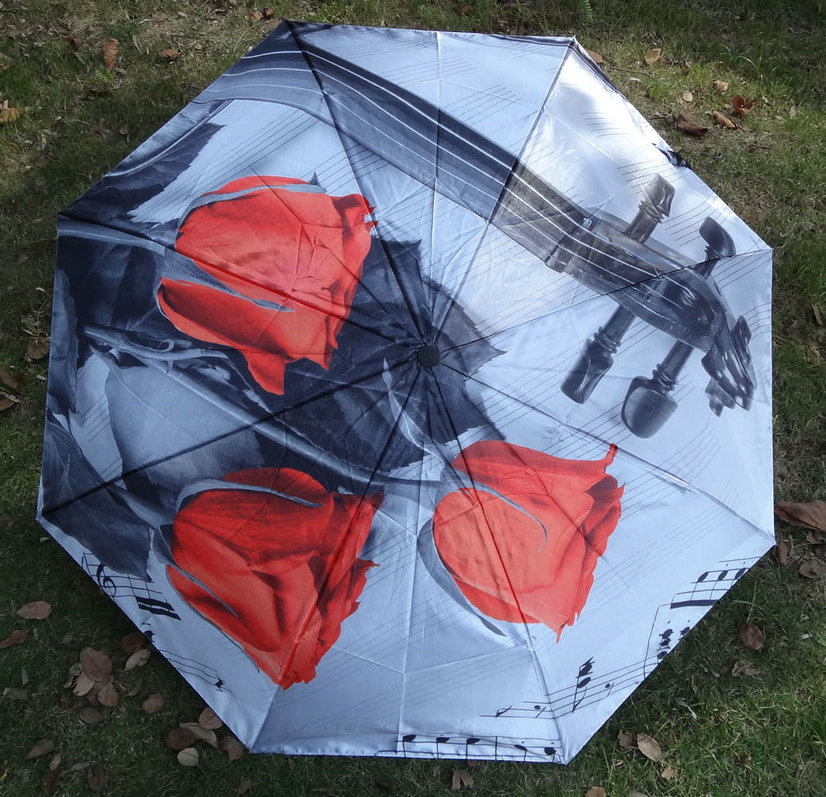 Heat transfer print umbrella-HTU024b