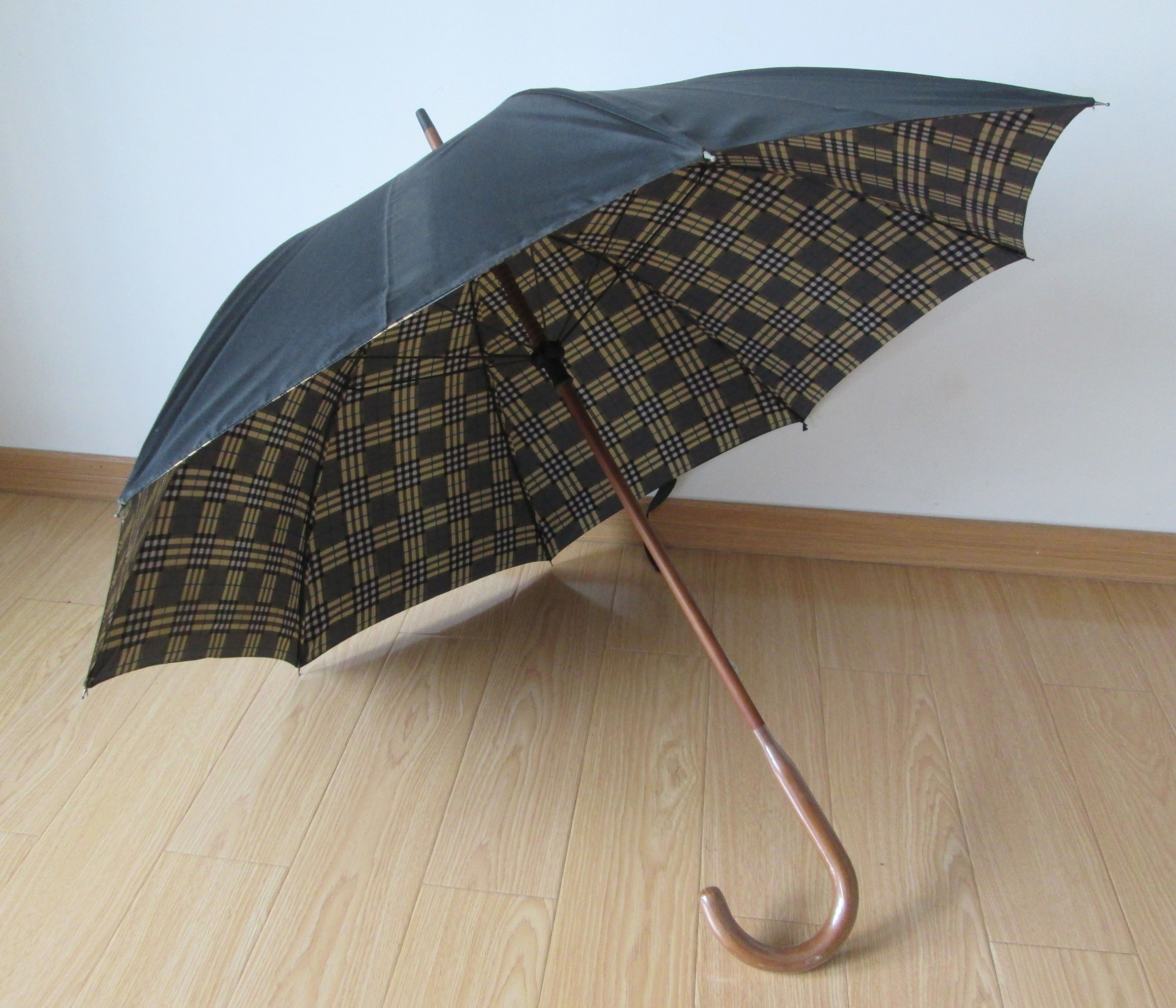 Solid wood shaft umbrella-MWU003