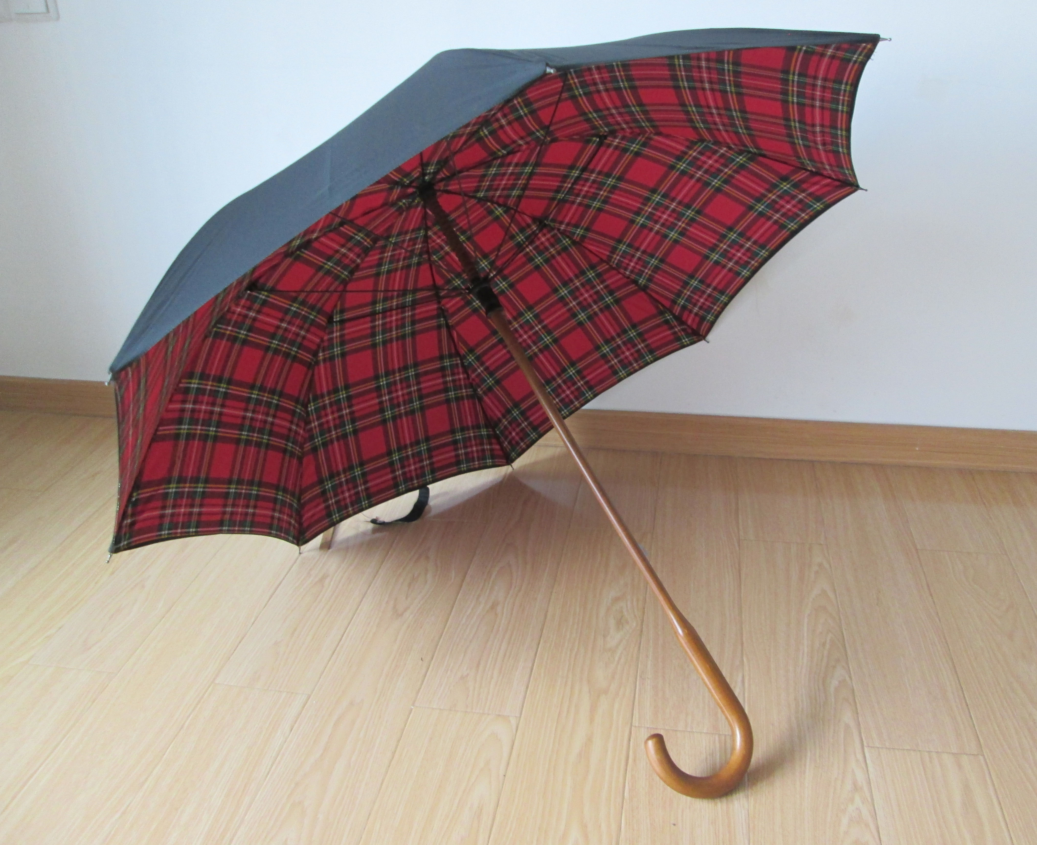 Solid wood shaft umbrella-MWU005